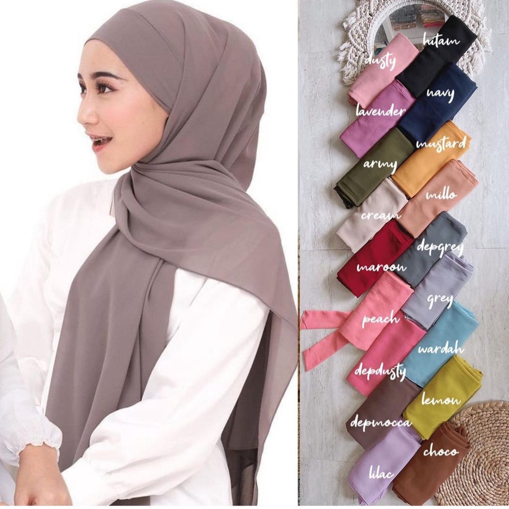 Pashmina malay instan pashmina turban scraft