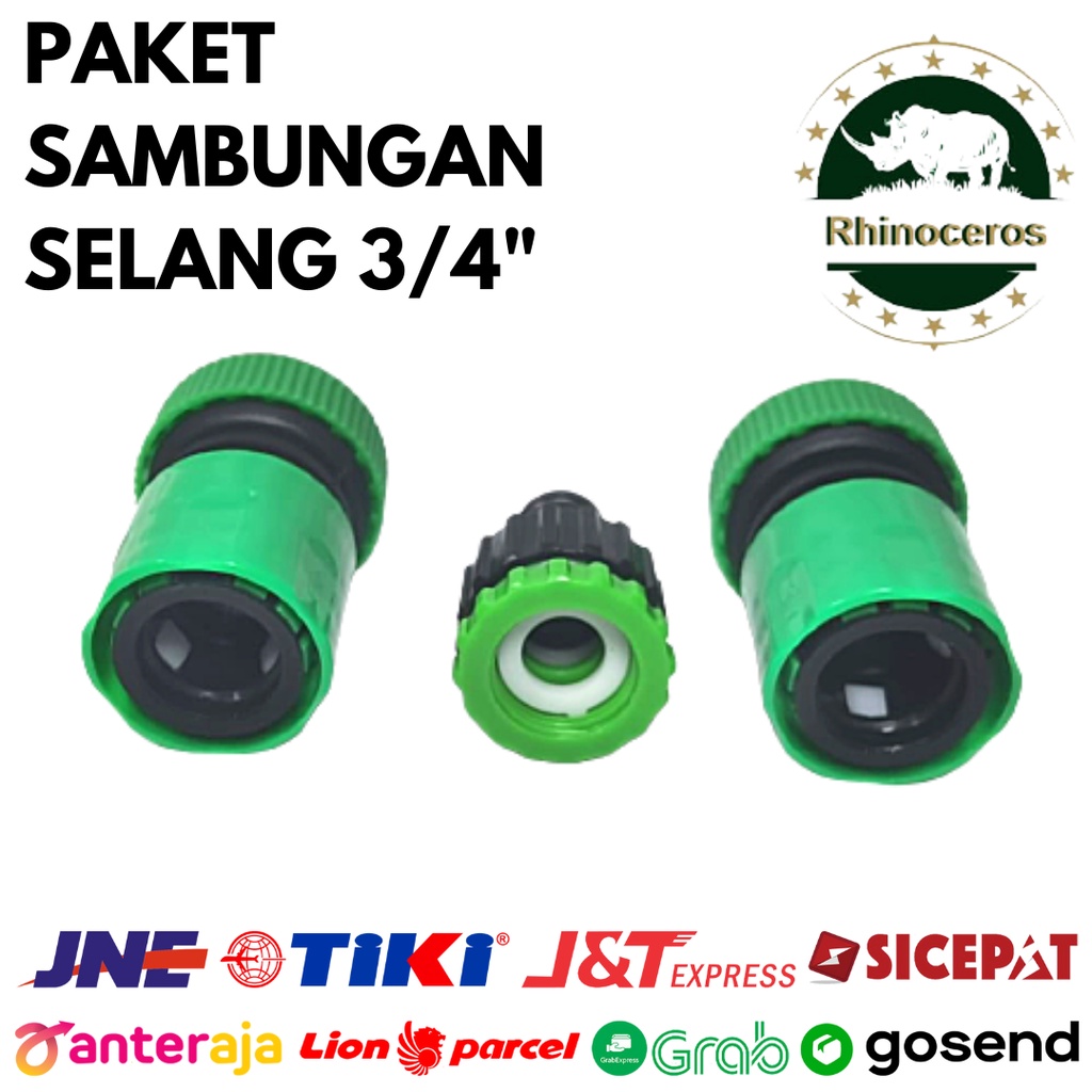 Sambungan Selang Paket Quick Connector 3/4&quot;