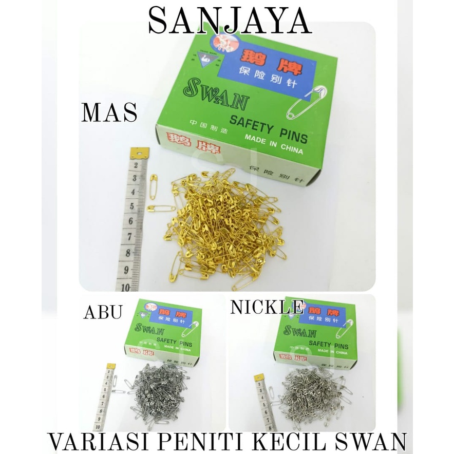 PENITI SWAN / PENITI JARUM / PENITI KAIN / PENITI HIJAB KECIL / VARIASI PENITI KECIL SWAN