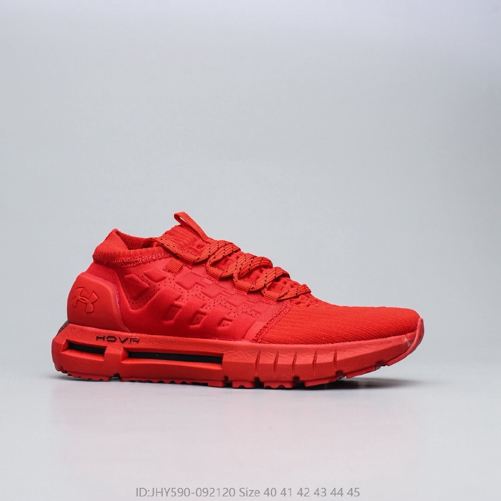 under armour red and grey shoes