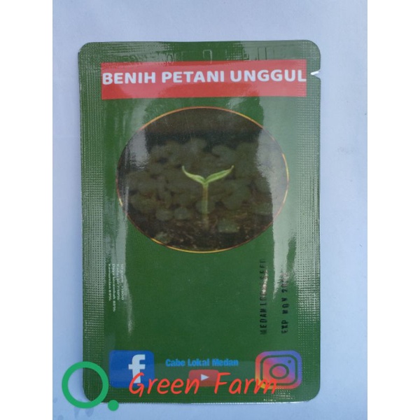 Cabe Unggul Paten Lokal Medan Original kemasan 10gr Cmk Indrapura Batubara mudah diurus buah lebat Tahan Virus Akar Kuat Tahan Layu Akar