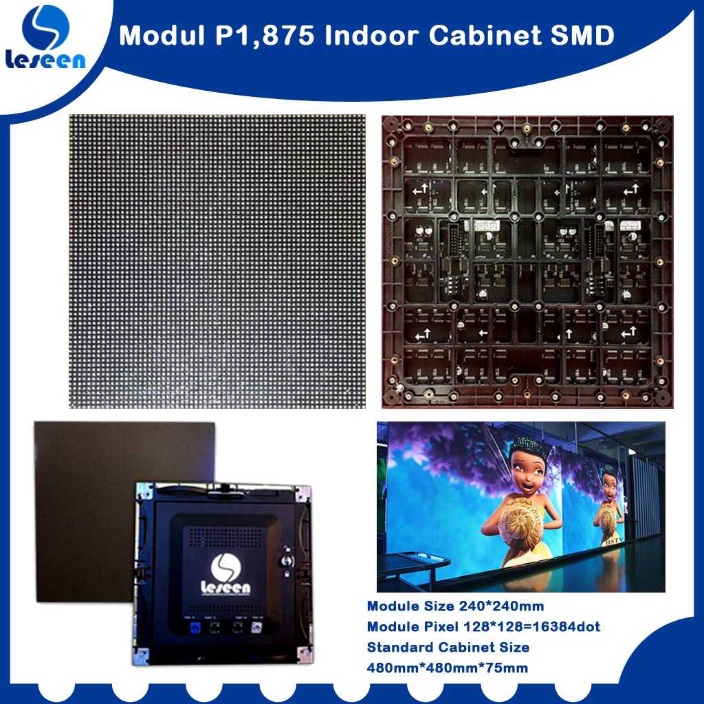 Modul Panel P1.875 Indoor Full Color Led Display Videotron