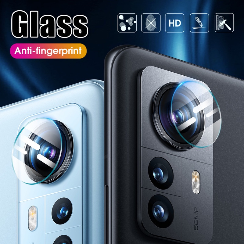 Pelindung Lensa Kamera Tempered Glass 9H Ultra Tipis Anti Gores Untuk Xiaomi 12 / 12X / 12 Pro
