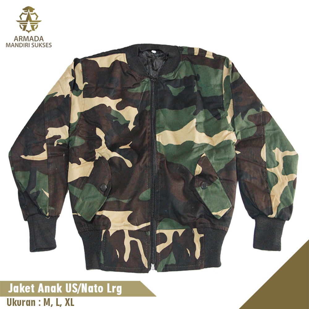 Jaket Anak Loreng NATO - Jaket Anak Model Army