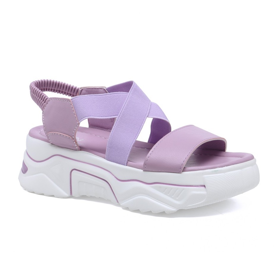 PVN Zela Sandal Tali Wanita Grey 331-Lilac