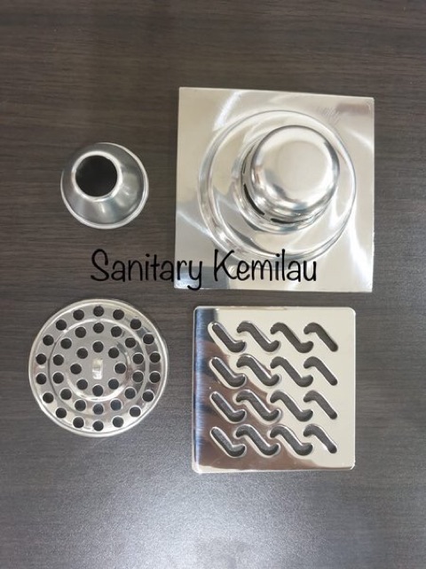 Saringan Got Stainles Tebal - Floor Drain Minimalis