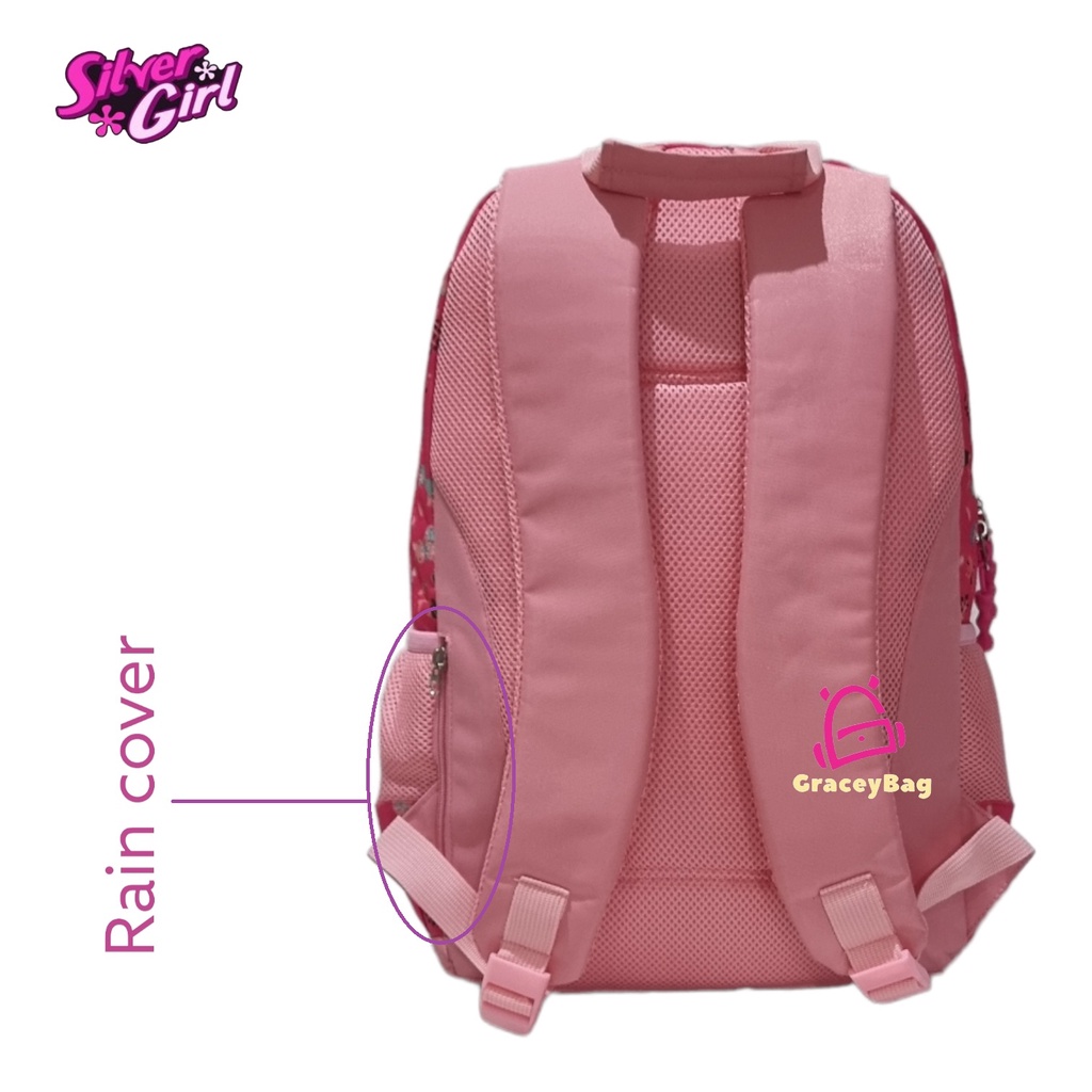 GB-71889V Tas Ransel Anak Perempuan Bukaan Kulkas Silvergirl