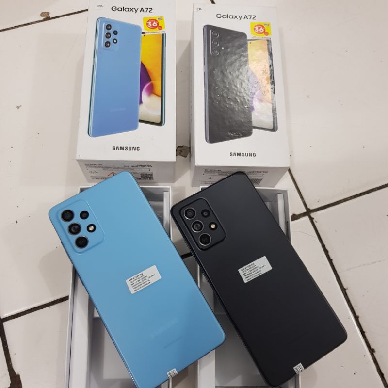 Samsung A72 8/256GB Dan 8/128GB Ex. SEIN Fullset Original Second Mulus