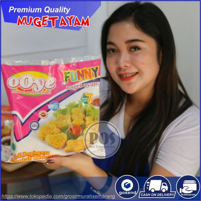 

Nugget / Naget Ayam / Merk Ooye / Frozen Food / Frozenfood / Siap Saji / Makanan Beku Semarang /Agen