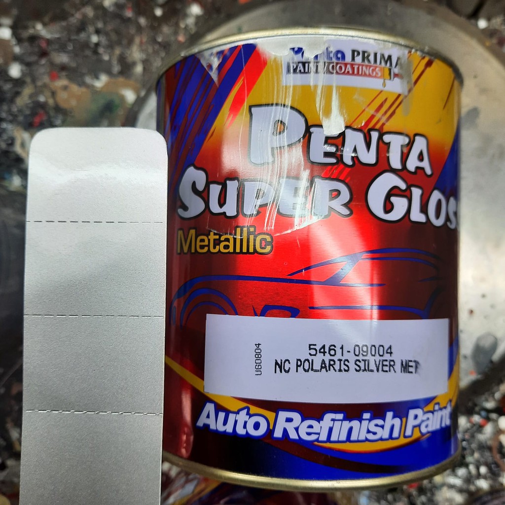 Cat Penta Super Gloss Metalic NC POLARIS SILVER -Cat Mobil Motor Sepeda