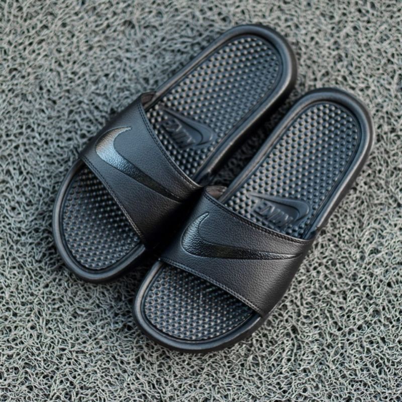 Sandal Nike Benassi Swoosh &quot;All Black&quot;