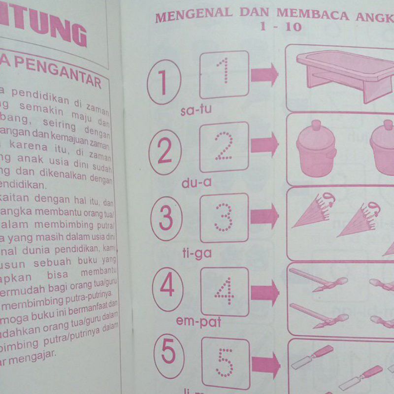 Buku Membaca Dan Berhitung