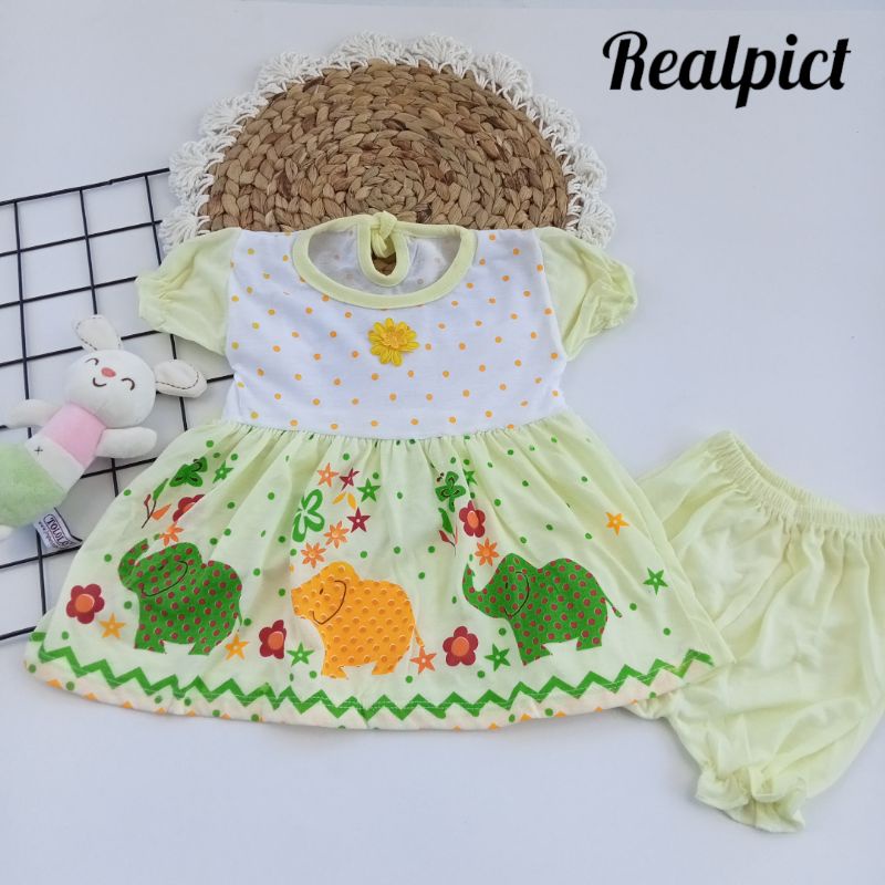 Dress bayi murah 0-18 bulan / baju bayi perempuan