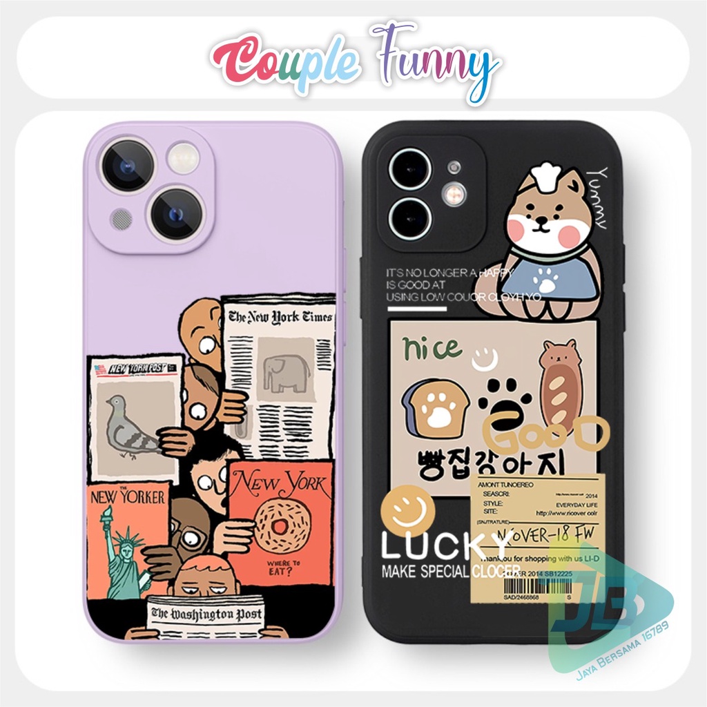 CASE CASING SOFTCASE SILIKON MACARON PELINDUNG KAMERA COUPLE FUNNY OPPO VIVO SAMSUNG XIAOMI REALME IPHONE ALL TYPE JB5575