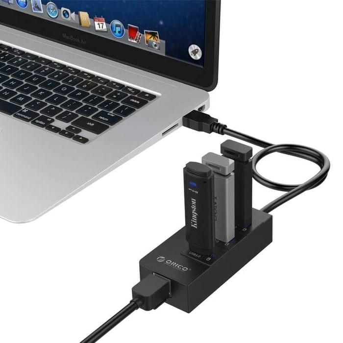 Orico HR01-U3 - Super Speed USB HUB With LAN Ethernet Adapter USB 3.0