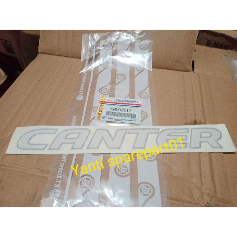Stiker CANTER original MITSUBISHI
