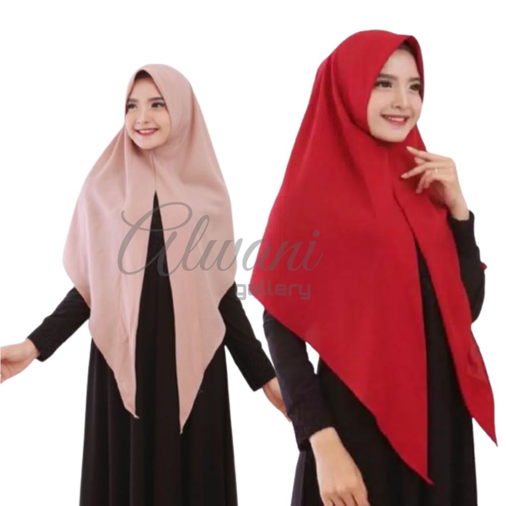Jilbab Segitiga Instan Jumbo Diamond stretch