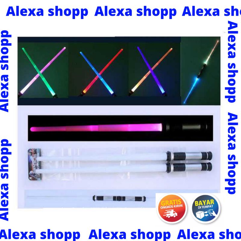 Pedang Mainan Double Bladed Lightsaber Star Wars