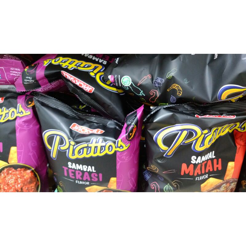 

PIATTOS SAMBAL TERASI 75 GRAM / RASA BARU / PIATTOS / KERIPIK KENTANG