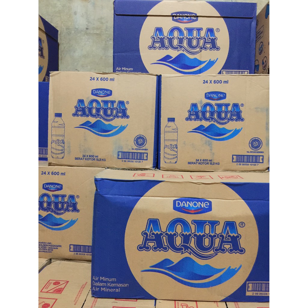 Jual Aqua Botol 600 Ml Dus Shopee Indonesia 2112