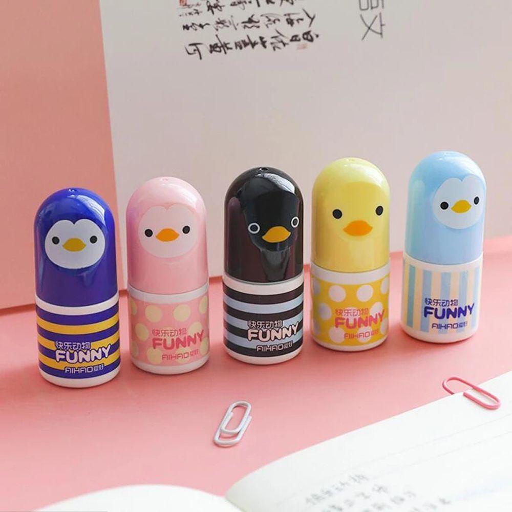 REBUY Rebuy Correction Fluid Portable Kawaii Alat Koreksi Pasokan Kantor Novelty Chick White Corrector Korektor Tulisan