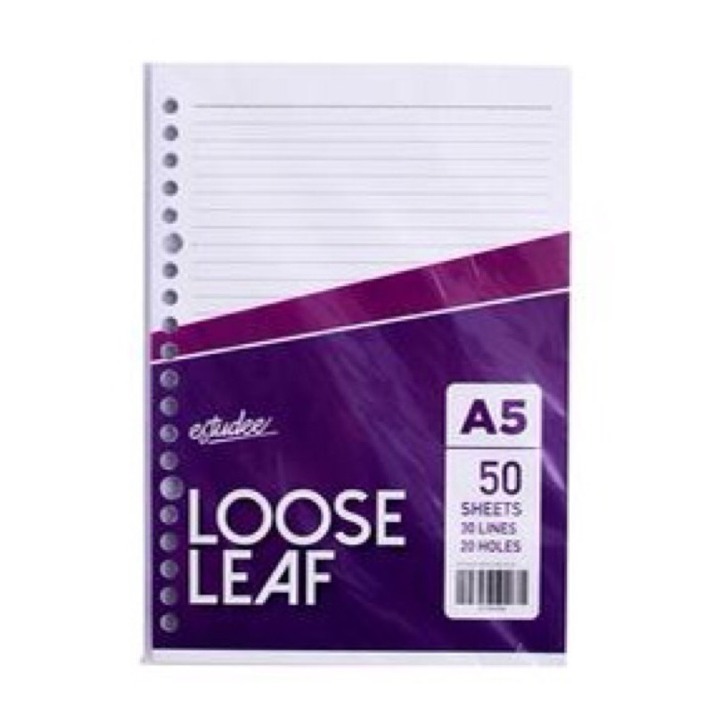 

Estudee Loose Leaf A5-50 207887600