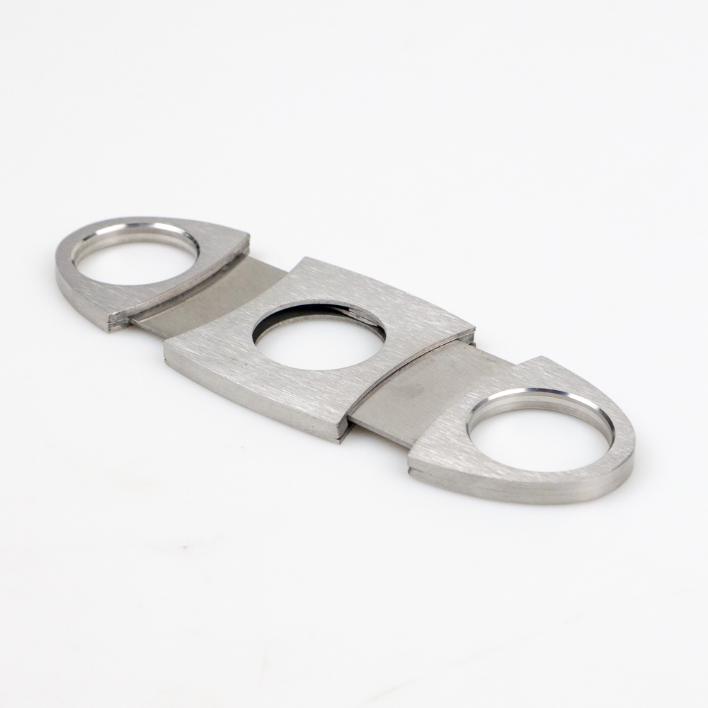 KNIFEZER Pemotong Cerutu Cigar Cutter Double Blade Stainless Steel - EC-50A