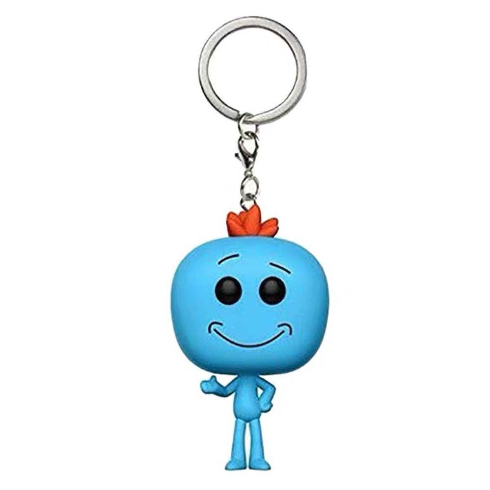 Needway Rick And Morty Collection Hadiah Anak 5 cm Animasi Peripheral Morty Action Figure Liontin Perhiasan Gantungan Kunci