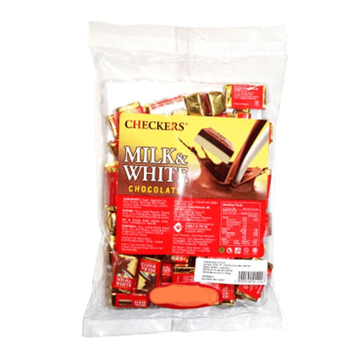 

CHECKERS MINI CHUNKY MILK & WHITE 400GR