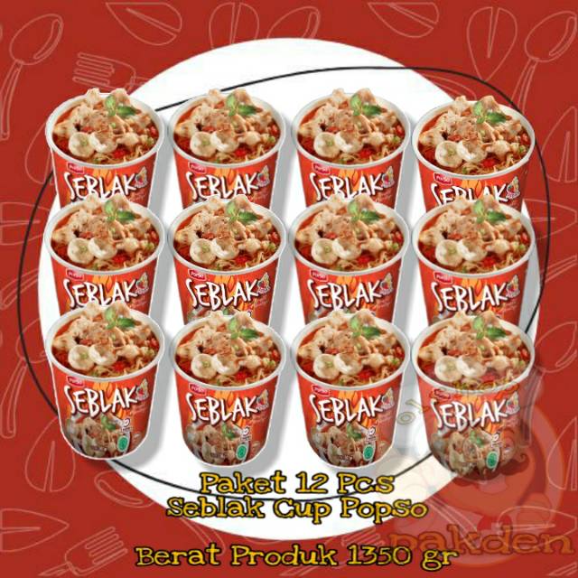 

PAKDEN SEBLAK CUP BANDUNG PAKET 12 PC / POPSO / SEBLAKSERUPUT / OLSHOPPAKDEN