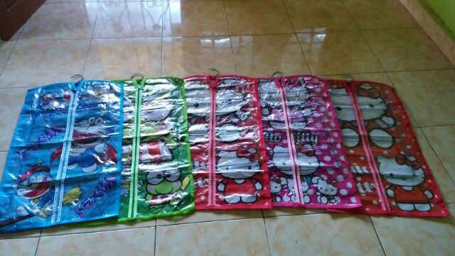 Promo Termurah Rak Gantung Hanger  Jilbab Kerudung Karakter Mini Organizer Grosir