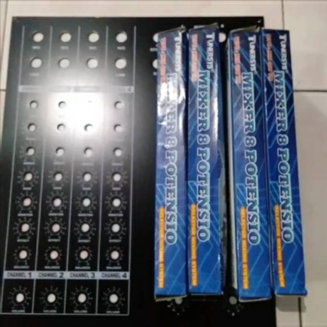 Paket 4 kit mixer 8 potentio plus panel atas