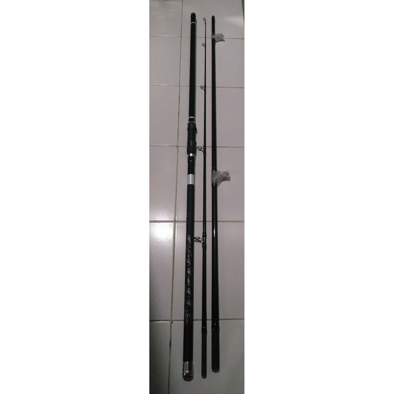 joran pasiran sambung 3 murah kuat orca black dragon 390 420