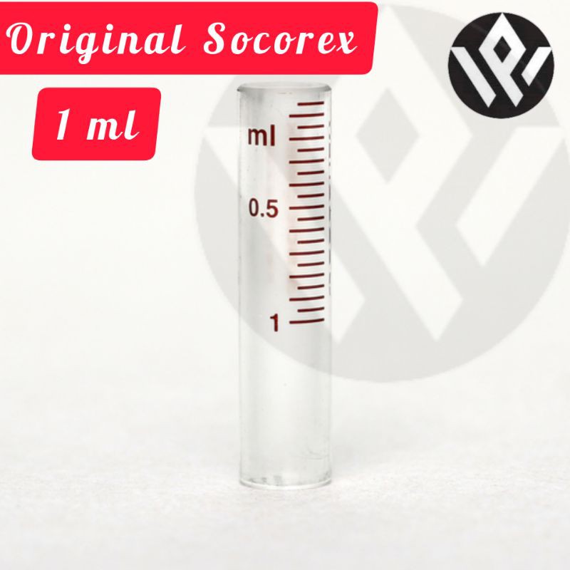 Kaca Tabung Socorex 1 ml Original Swiss