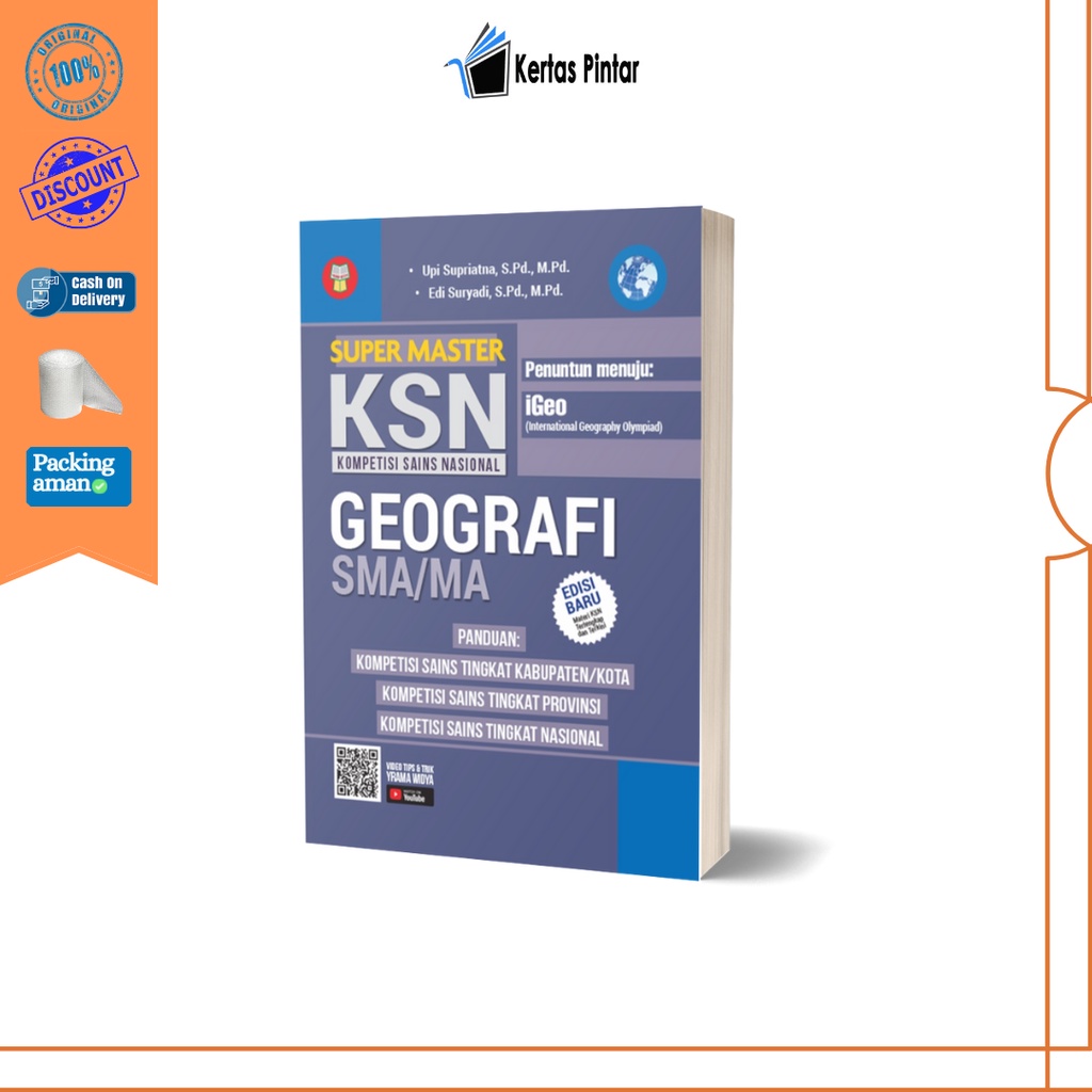 READY STOK SUPER MASTER KSN SMA/MA BIOLOGI KIMIA KEBUMIAN MATEMATIKA FISIKA GEOGRAFI EKONOMI Astronomi-KSN GEOGRAFI