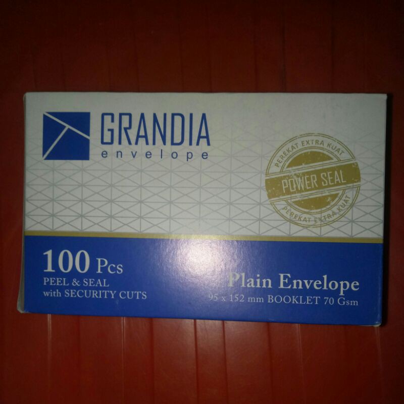 

Grandia Envelope Amplop 95 x 152 mm Booklet 70 Gsm Plain Envelope Isi 100 pcs Amplop Surat