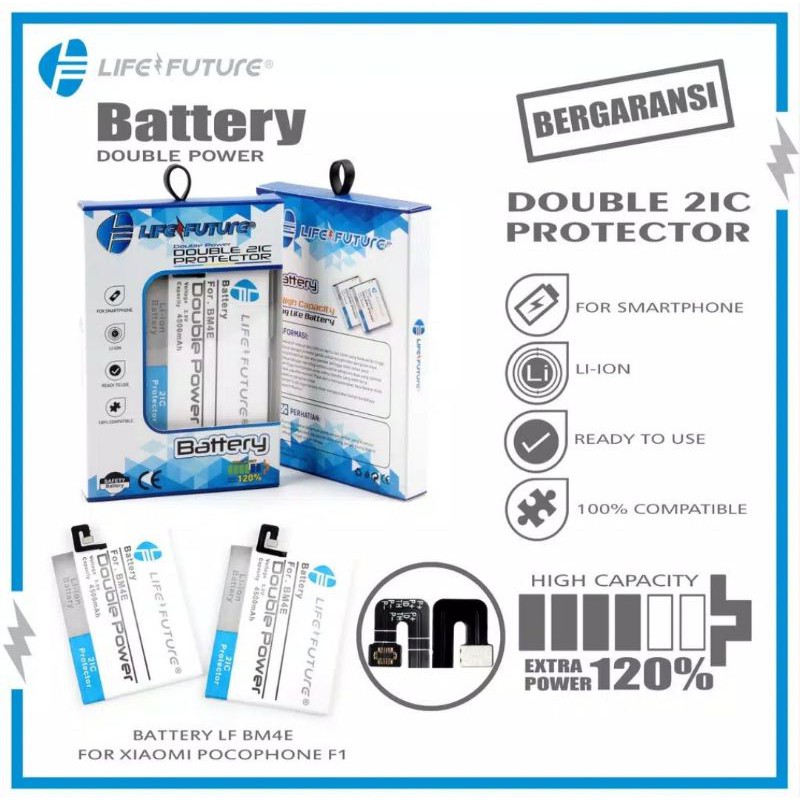 Baterai LF Xiaomi BM4E Pocophone F1 Double Power