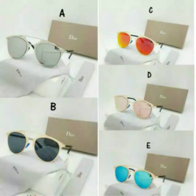kaca mata wanita Dior / kaca mata wanita gaya / kaca mata wanita murah / kaca mata warna / berangka