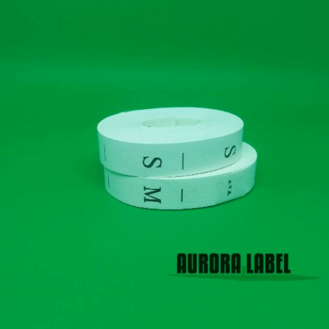 

Label size murah label tafeta bahan tafeta