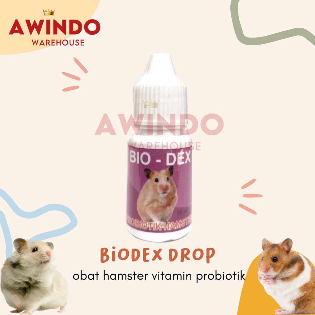 BIO DEX - Obat Priobiotik Hamster Pertumbuhan Nafsu Makan BIODEX