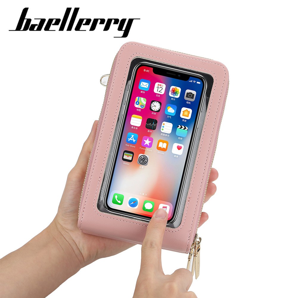 BAELLERRY N5019 Tas Selempang Wanita Dompet Panjang Wanita Dompet Handphone Sling Bag WATCHKITE WKOS