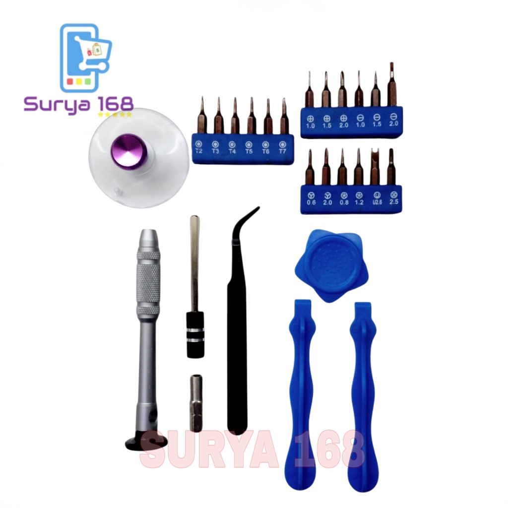 TOOLS OBENG SET SCREWDRIVER 26 IN 1 SS-5116 SS5116 SUNSHINE PEMBUKA LCD TOUCHSCREEN