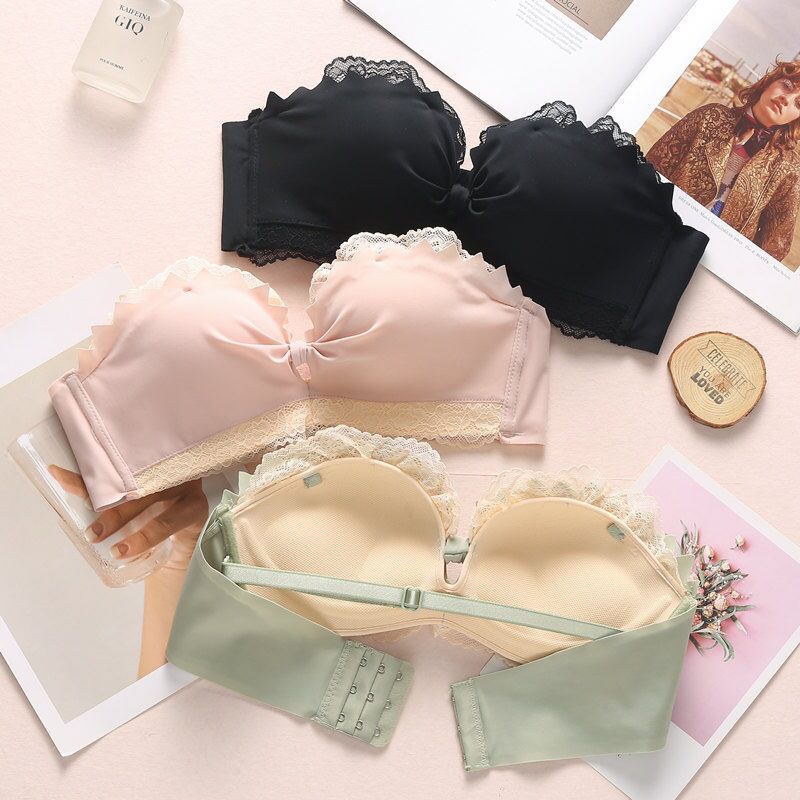 Blackpink Bra Push Up Style Renda BH Pakaian Dalam Wanita Bralette Import 1172