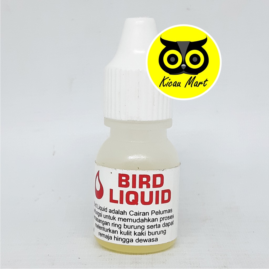 OBAT MINYAK BIRD LIQUID OIL PELUMAS UNTUK PASANG RANTAI RING KAKI BURUNG MURAI LOVEBIRD AMEMSL7