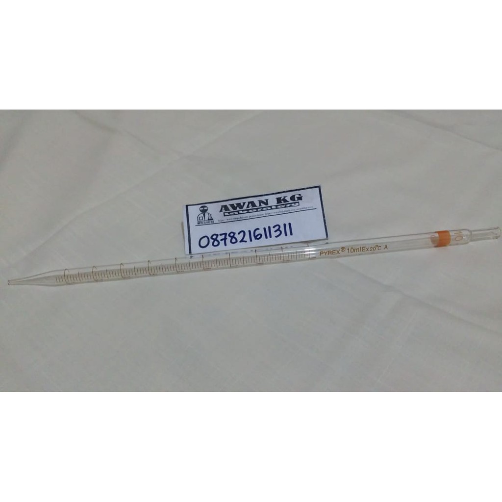 PIPET UKUR MEASURING PIPETTE 10 ML PYREX Grade A