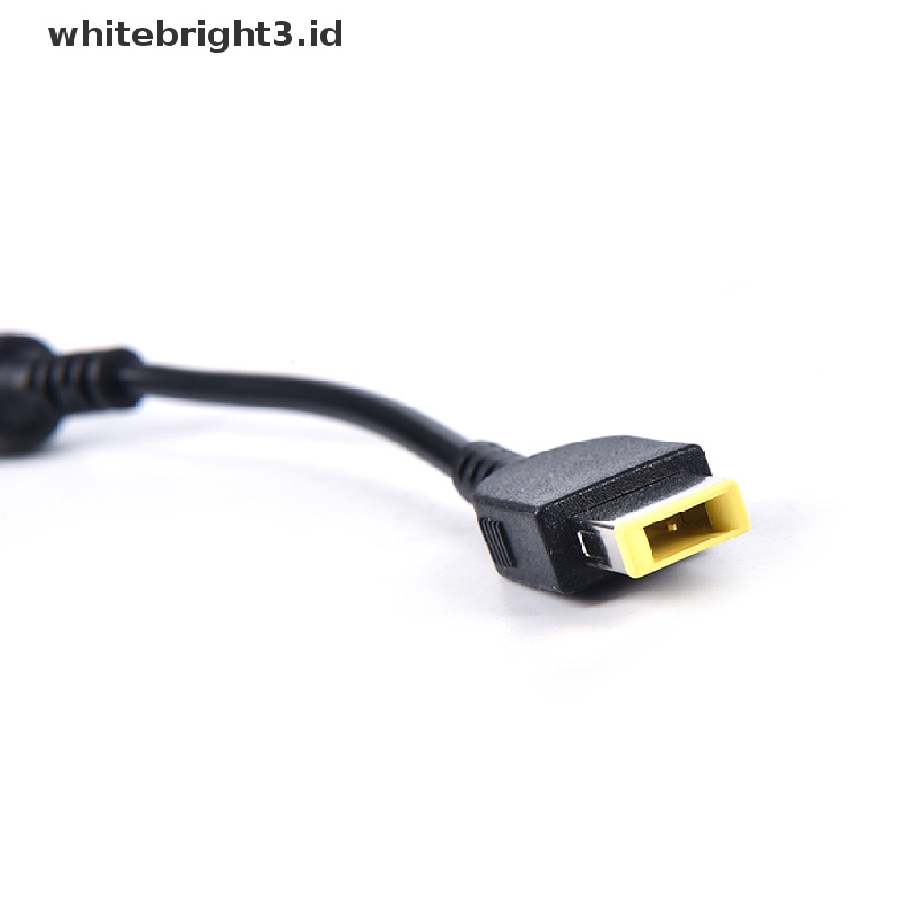 (whitebright3.id) Adapter Konverter Power Charger Jack Bulat Ke Kotak Untuk Lenovo Thinkpad