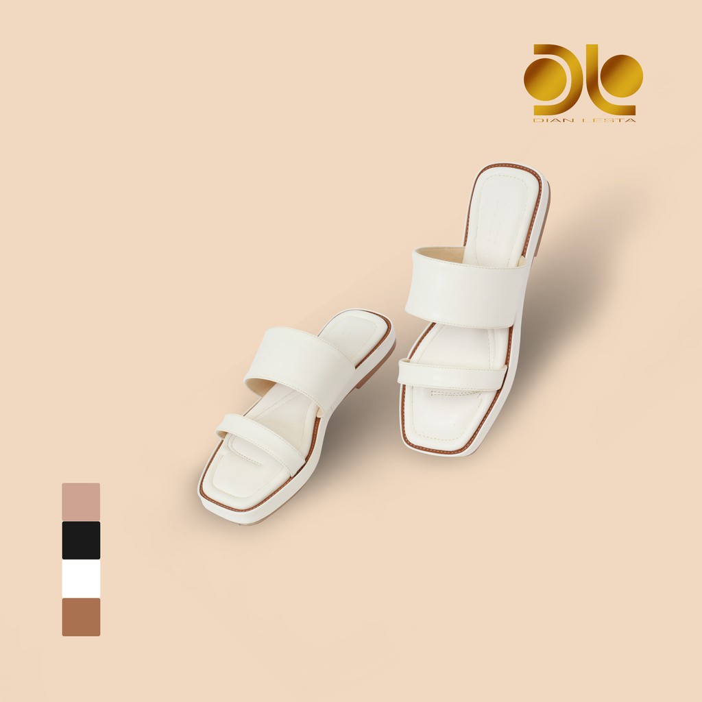 sandal flat wanita || KARINA || sandal wanita / sendal flat / sandal wanita kekinian / By DLESTA