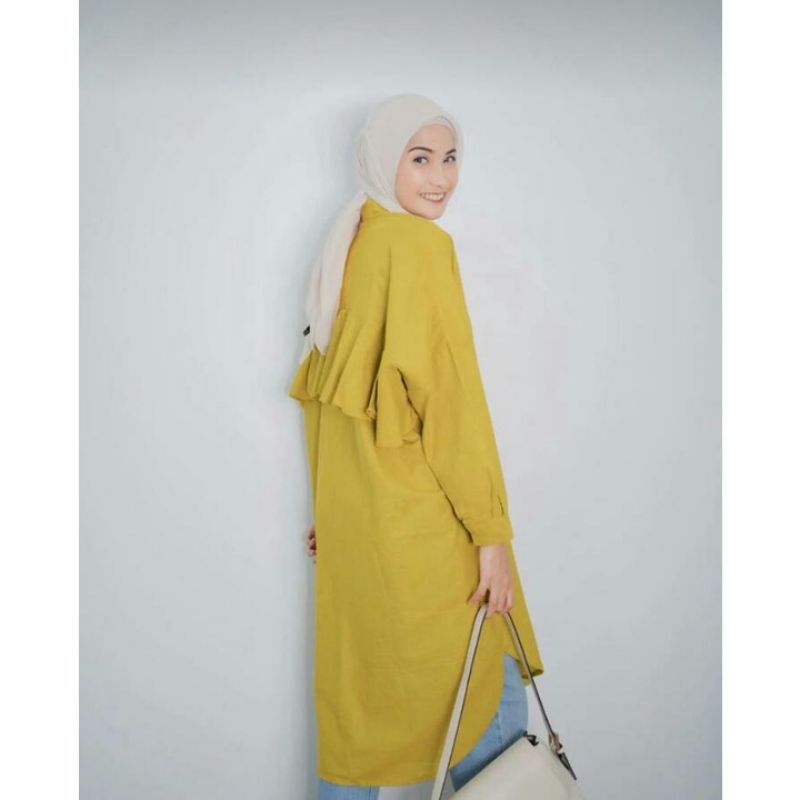 ZANNE TUNIK RAYON CRINKLE AIRFLOW WANITA TERBARU