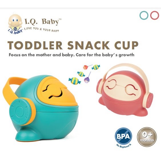 IQ BABY Toddler Snack Cup | Wadah Snack untuk Anak 9780181379621