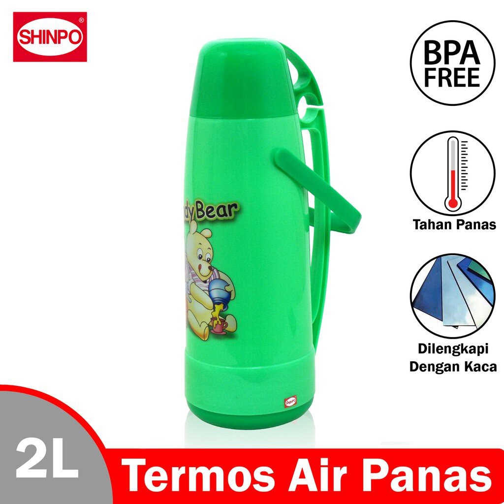 SHINPO Thermos Air Panas &amp; Dingin Kapasitas 2 L Apollo Vacuum Flask Termos SIP-510